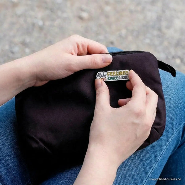 All feelings have space here Pin 