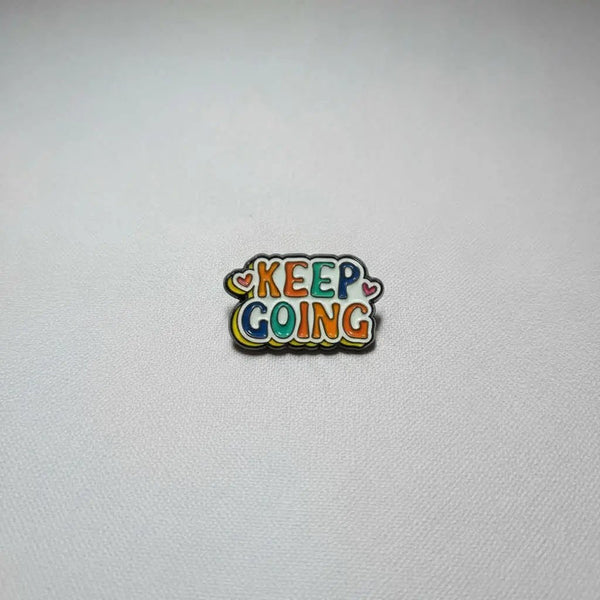 Keep Going Pin 