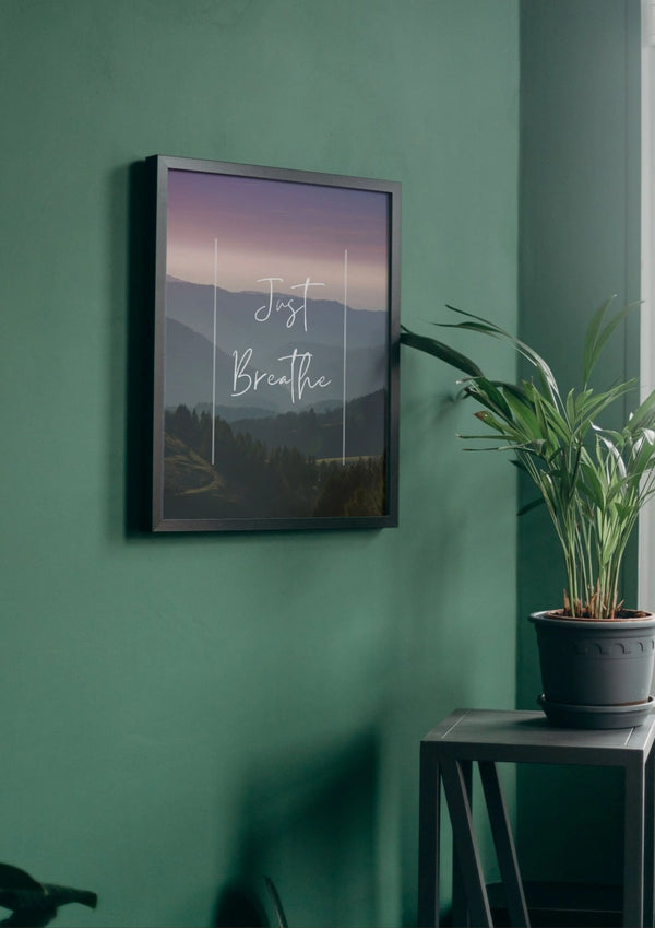 Just Breathe Poster Digital Download 