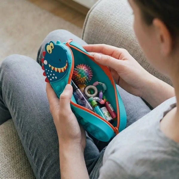 Skills Notfalltasche Pop Fidget Schlampermäppchen Dino 